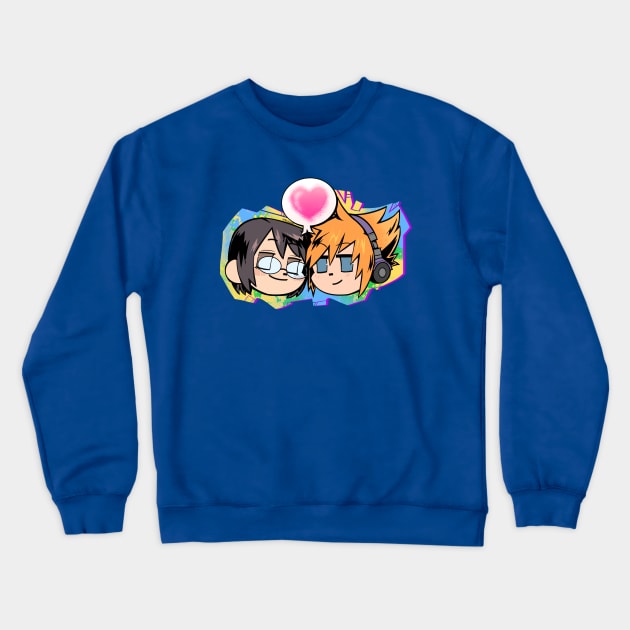 ShikiNeku Chibis Crewneck Sweatshirt by VenaCoeurva